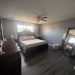 Entire King Bedroom Set (includes Mattress)