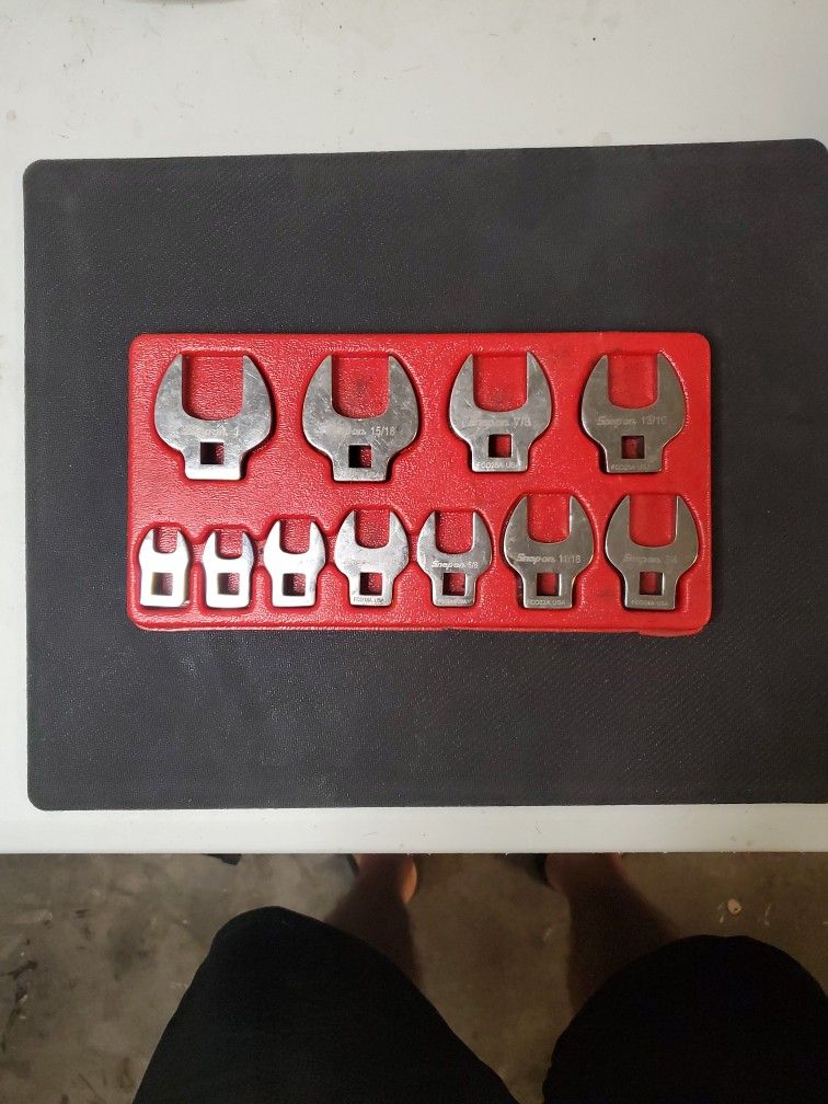 Snap On 11 PC Crows Foot Set