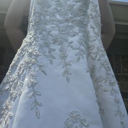 New Size 8 White Wedding Dress $200