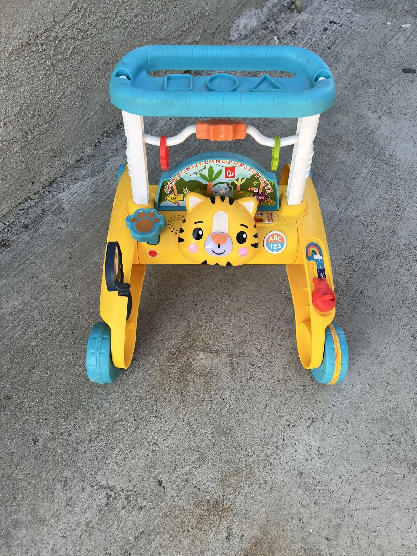 Baby Walker Yellow and Blue 