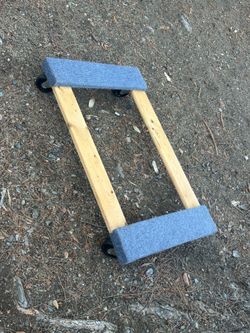 Wood furniture dolly