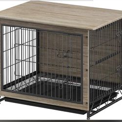 Extra Large Dog Crate Furniture with Removable Tray 