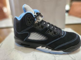 AIR JORDAN 5 Retro Black University Blue  SZ 7 YOUTH