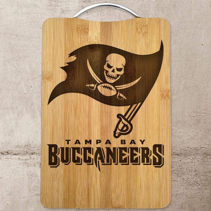 Tampa Bay Buccaneers Laser Engraved Cutting Board
