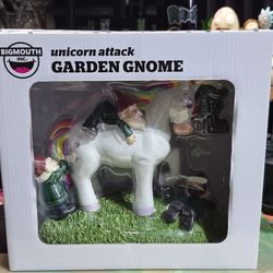BigMouth Inc Unicorn Attack Garden Gnome