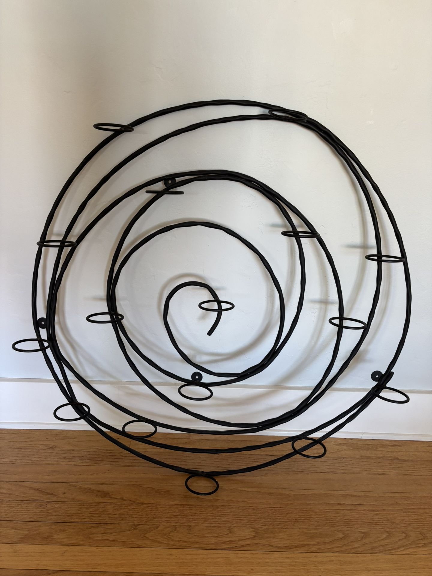 Pottery Barn Swirl Wall Decor Votive Candle Holder