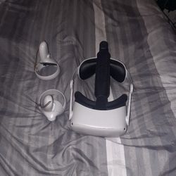 Used Oculus Meta Quest 2 64 Gb Controllers Included! 