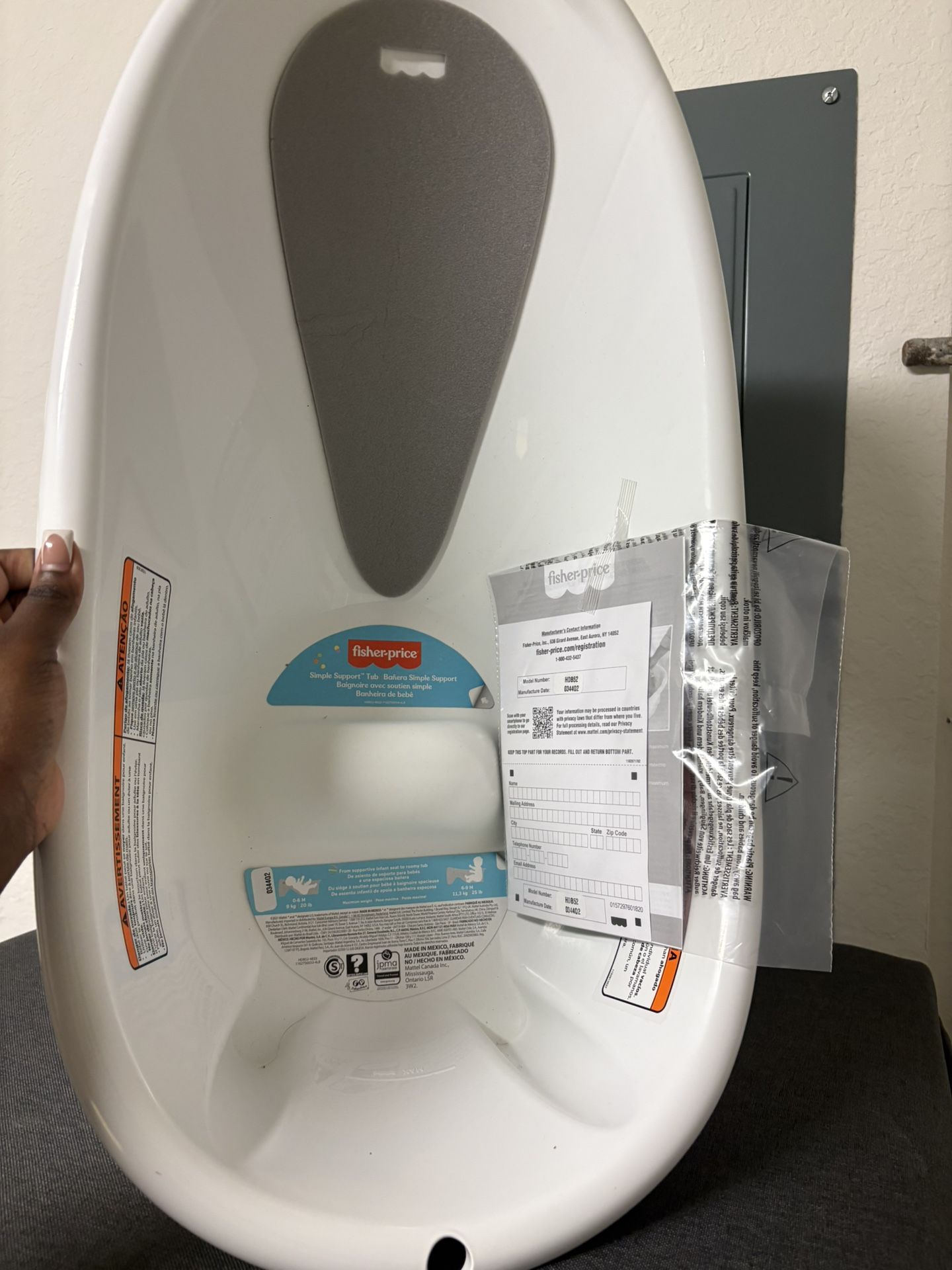 Newborn  Tub /Sponge 