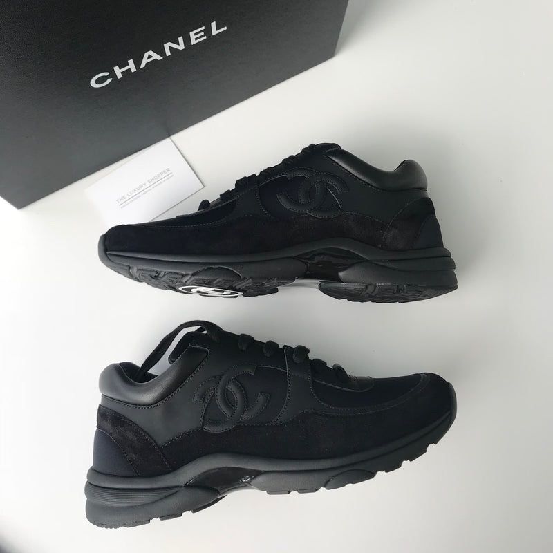 Chanel Sneakers All Black Size 37/ US 7 for Sale in New York, NY - OfferUp