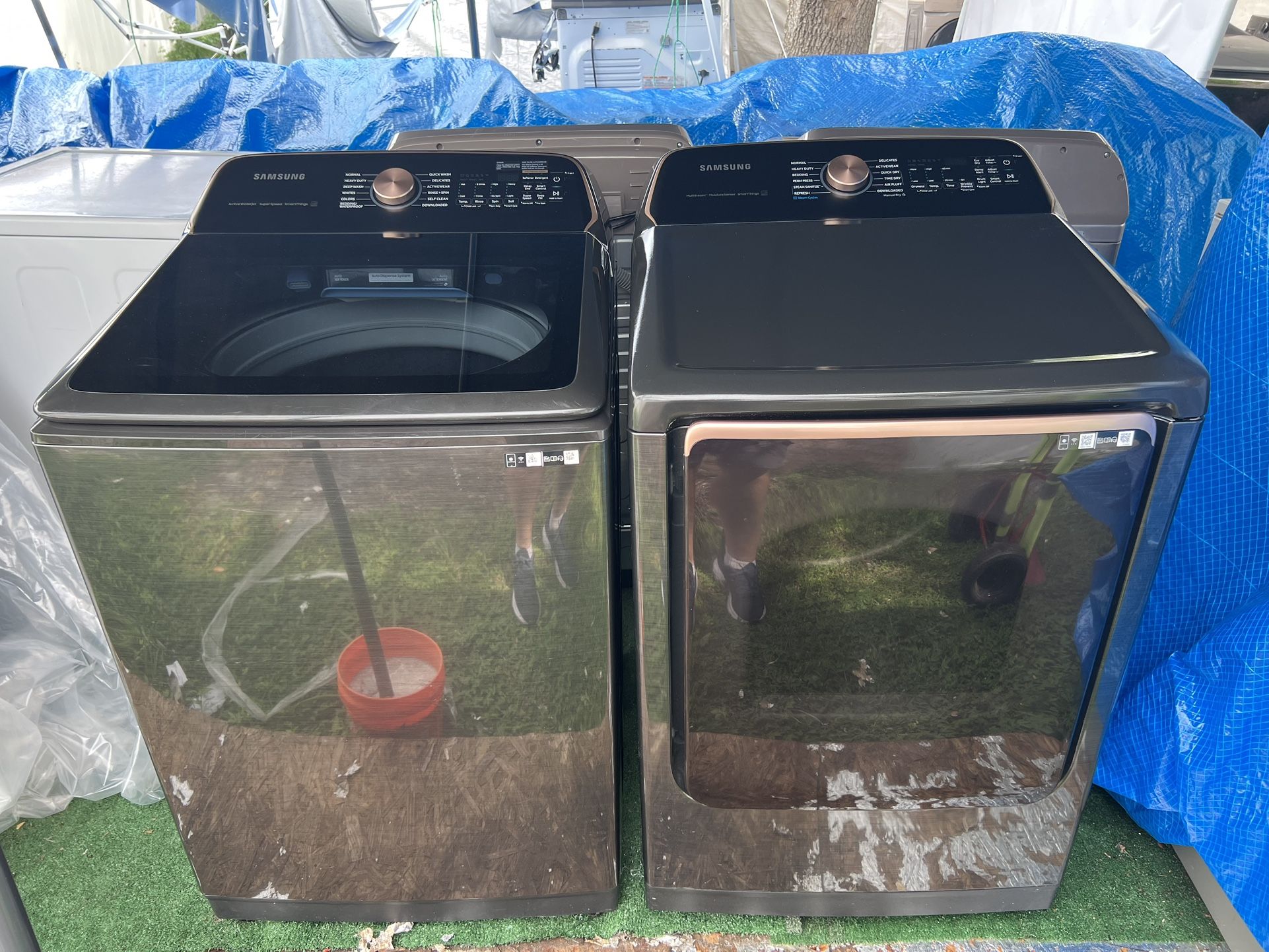 Washer And Dryer Samsung SmartThings Matching Set 2022 Build-In WiFi