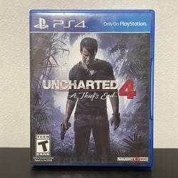 Uncharted 4 A Thief’s End PS4 PlayStation 4 Video Game CIB Complete Sony 2016