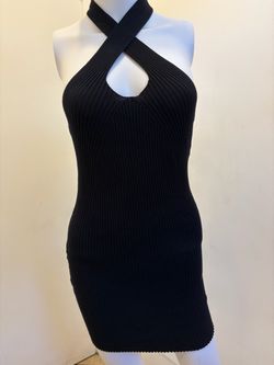 Black dress size small new no tag $10