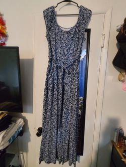 Blue pants romper