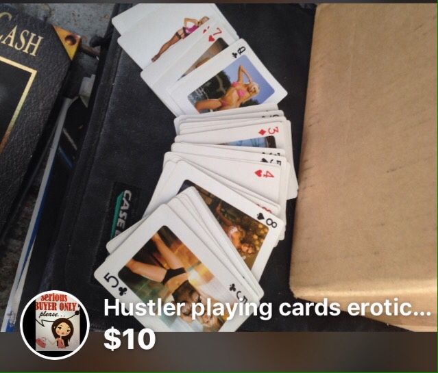 Hustler playing cards