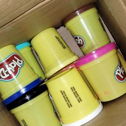 3 boxes of play-doh