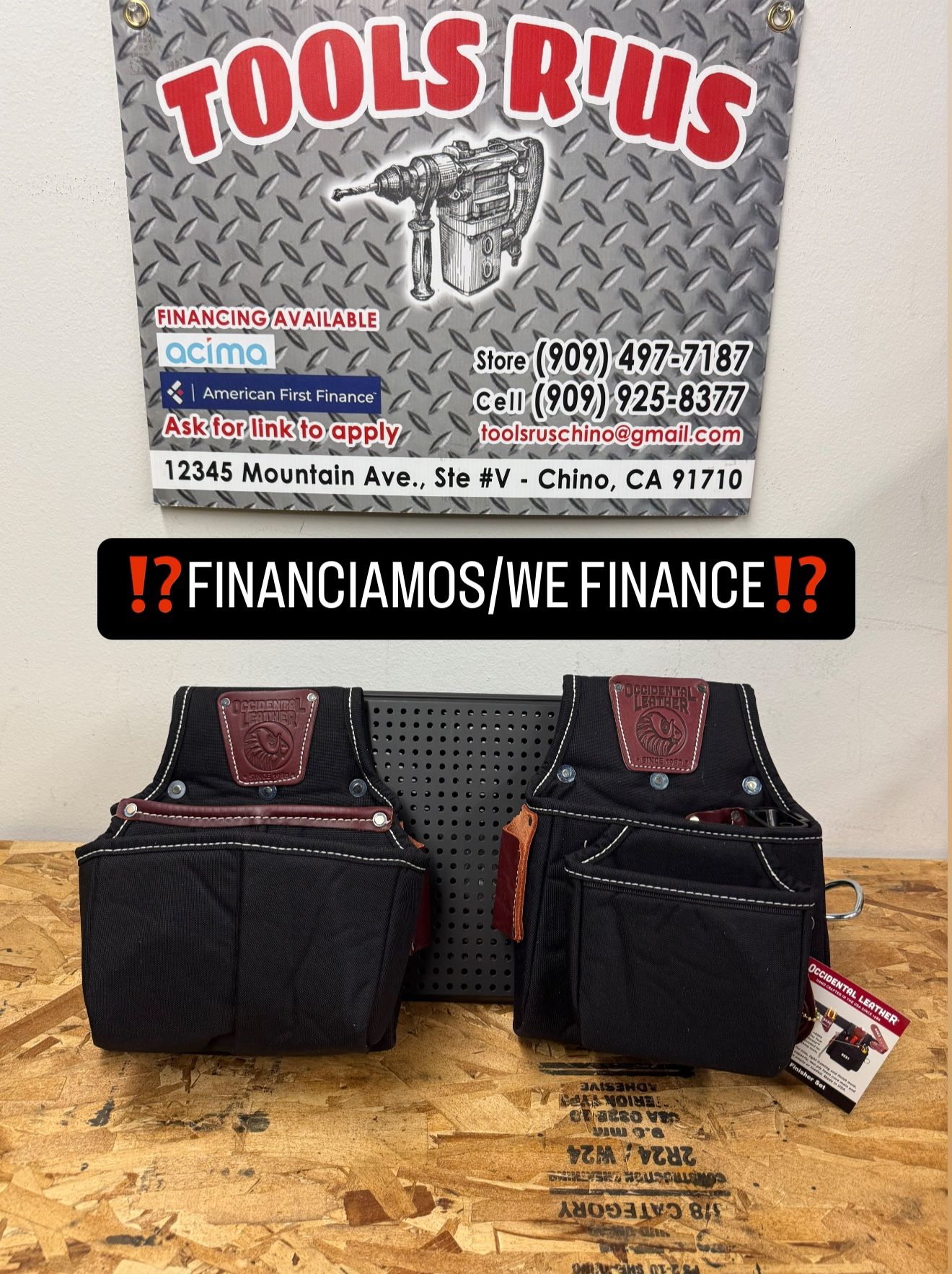 9525 OCCIDENTAL LEATHER The Finisher Set(SOLO POUCHES)**(FINANCIAMOS/WE FINANCE)**