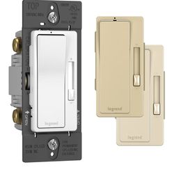 Legrand Radiant 450W Preset Decorator Rocker Dimmer Light Switch - NEW