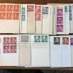 Complete Cached Presidential  Set Of FDC Collectible Postage Stamps