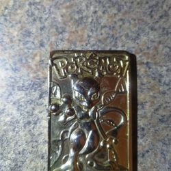 Burger King Mewtwo Pokemon Gold Card