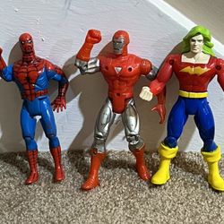 Marvel Universe Doc Samson Spiderman Ironman lot of 3 Figure