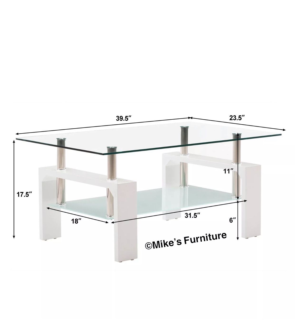 Brand New Glass Coffee Table Furniture