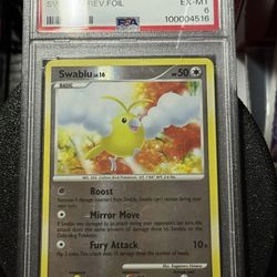 Pokemon Swablu SH5 Psa 6