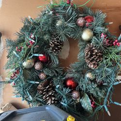 Light Up Wreath