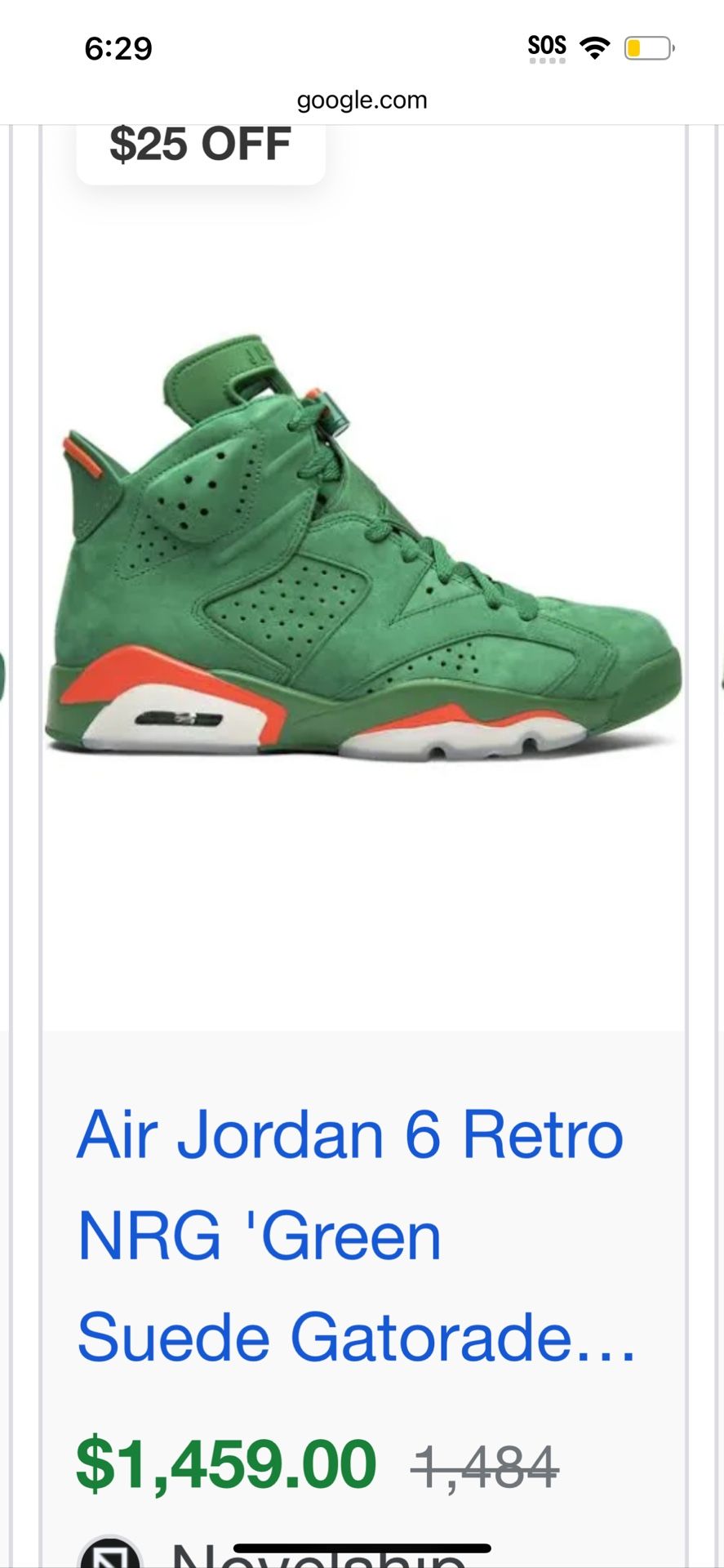 Air Jordan Retro 6 Nrg Gatorade Special Editions