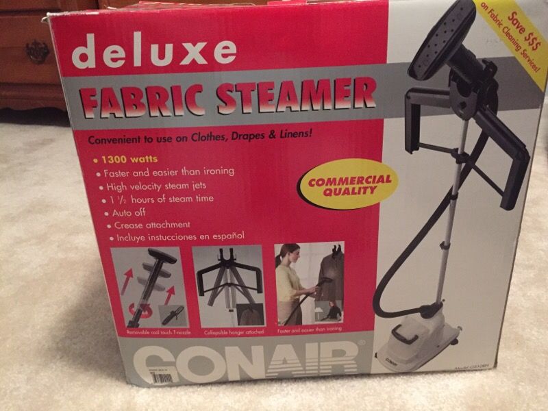 Conair deluxe fabric steamer model gs10rh