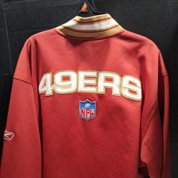 SAN FRANCISCO FORTY NINERS. THICK SWEATER