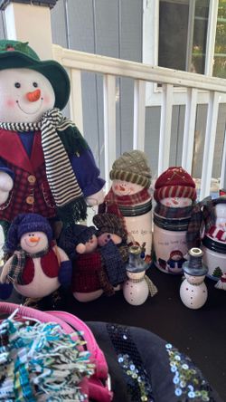Snow man set