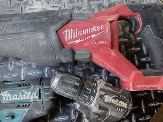 Milwaukee saw saw.y makita drills