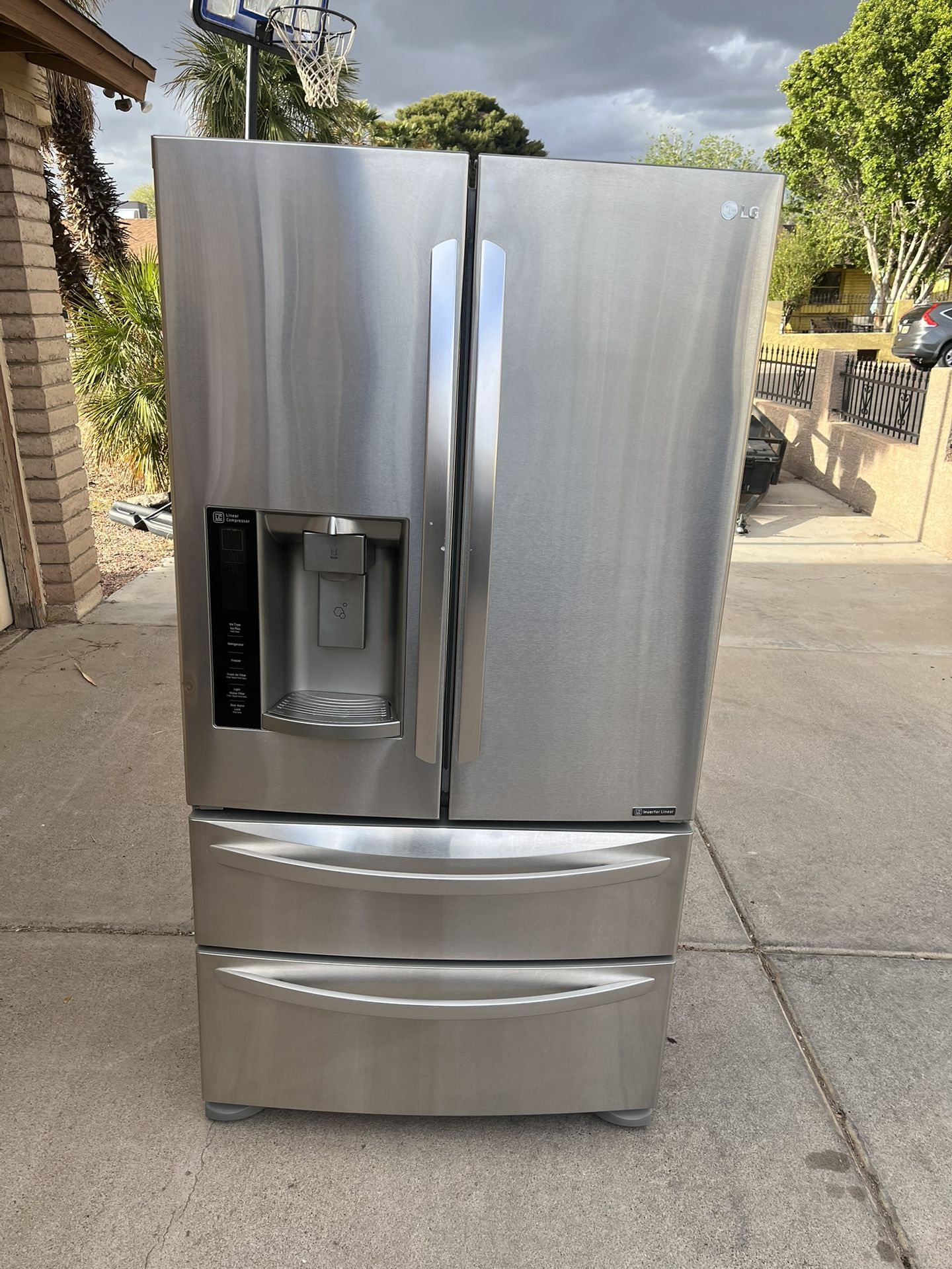 Refrigerator LG Stainless Steel 4 Door