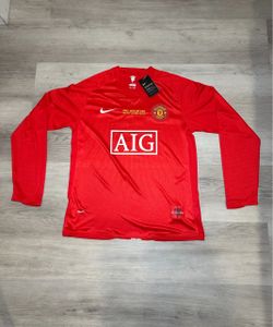 2007-08 Manchester United Home Champions League Version Long Sleeve