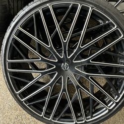 Massiv 24 Inch Rims And Tires 