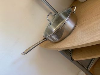 Medium Stainless Steel Saucepan