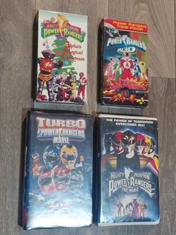 5 Power Ranger VHS