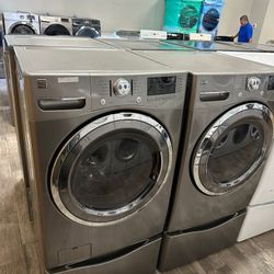 Kenmore elite washer and dryer set electric with warranty