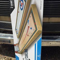 Double Sided Shuffleboard/ Curling Game