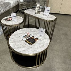 3PC Coffee Table, End Table, Sofa Table