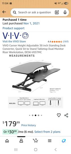 Vivo standing desk.