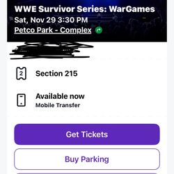 WWE Survival Series tickets 