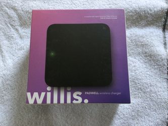 ( 2 boxes ) Willis Padwell Fast Wireless Charger - 7.5W for iPhone X, 8, 8+ / Galaxy S9, S9+, S8, Note8 & All Qi-Enabled Android Devices