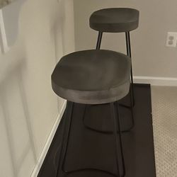 Dark Grey Bar Stools (6 Items)