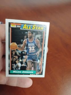 Vintage Magic Johnson all star game card