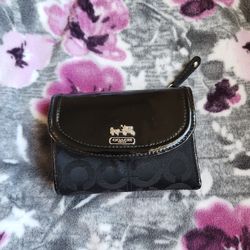 Coach Black Wristlet