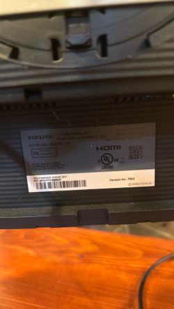 Samsung 27” curved monitor