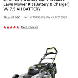 EGO Lawn Mower 