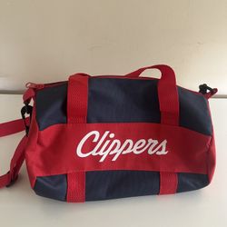 LA Clippers souvenirs bag and bobblehead