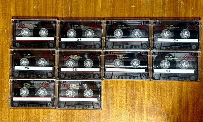 Lot of 10 TDK D90 Cassette Tapes